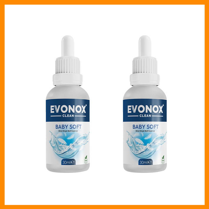Evonox Clean Esență pentru Bile de Uscare din Lână Baby Soft – 30 ml