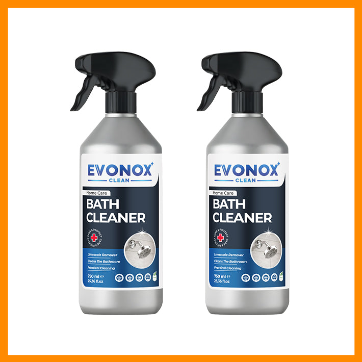 Evonox Clean Soluție de curățare și îndepărtare a calcarului pentru baie ultra-puternică, spray cu aromă de ocean – 750 ml