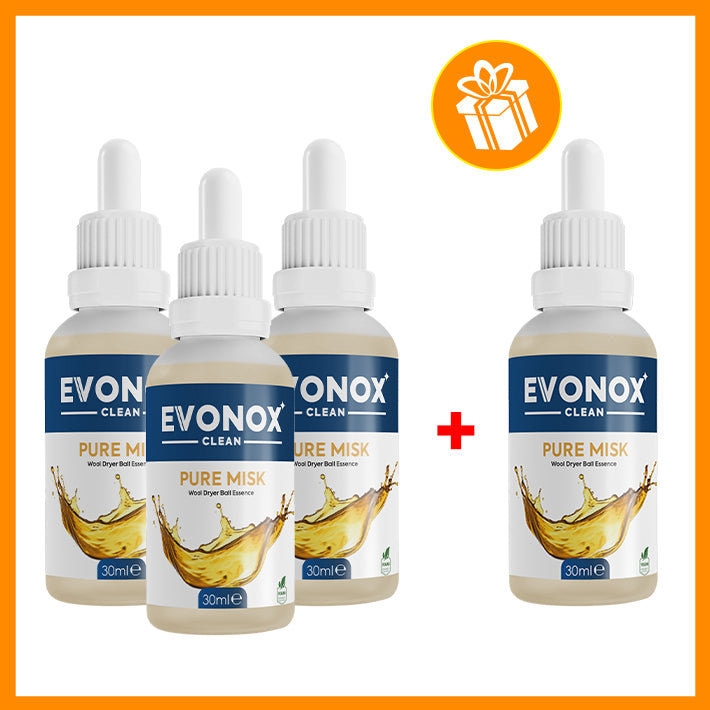 Evonox Clean Esență pentru Bile de Uscare din Lână Pure Musk – 30 ml