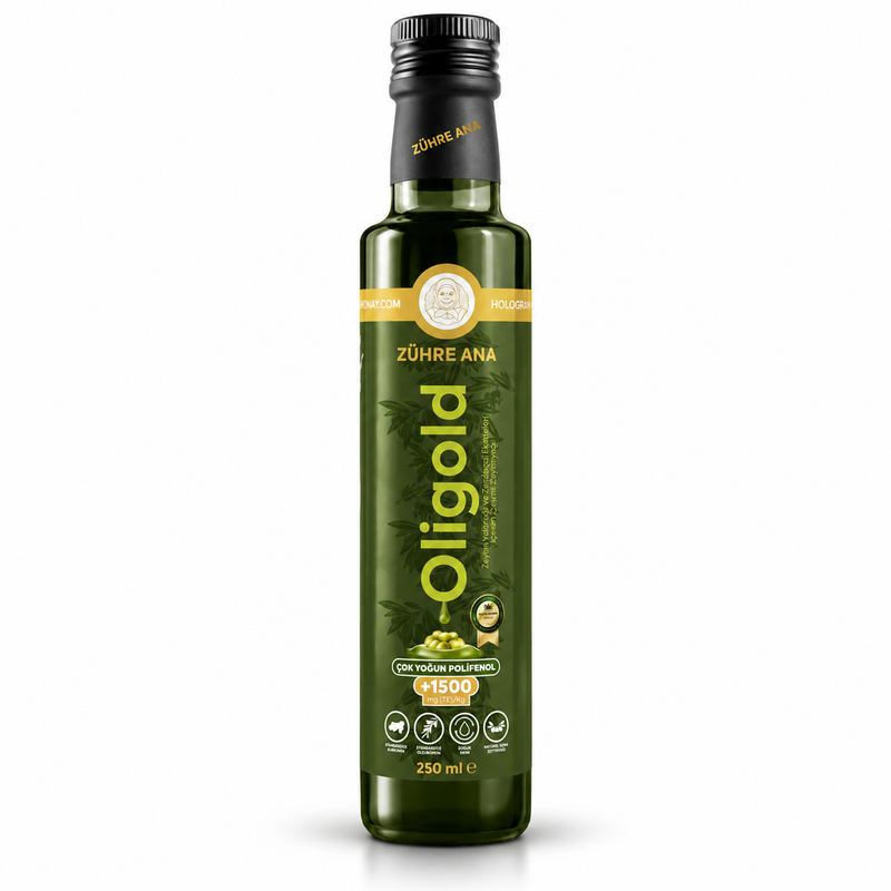 Zühre Ana Oligold Ulei de Măsline Extravirgin cu Conținut Ultra-Ridicat de Polifenoli 1500 – 250 ml