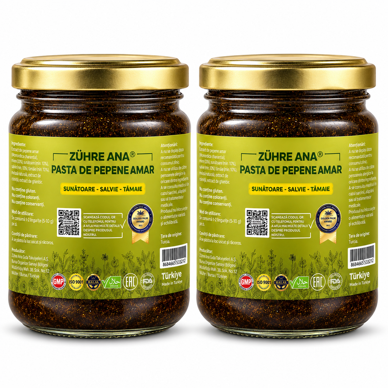 Zühre Ana Pastă Herbală de Pepene Amar – 240 g