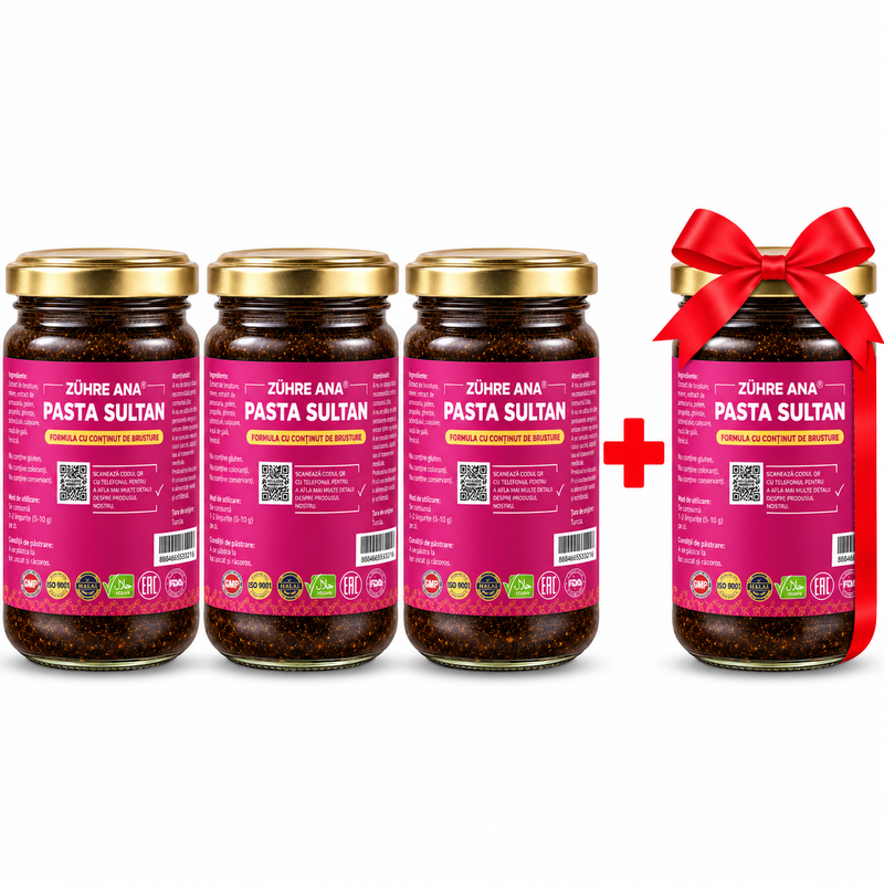 Zühre Ana Pastă Sultan – Pastă Herbală Tradițională pentru Susținere Zilnică - 240 g