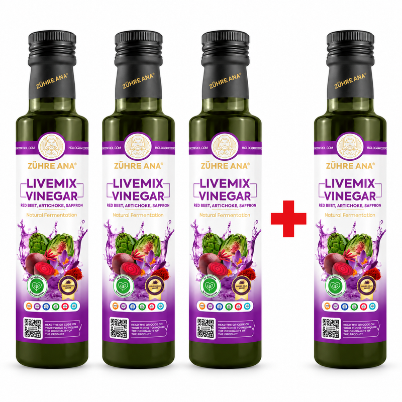 Zühre Ana Oțet Livemix Fermentație Naturală – 500 ml
