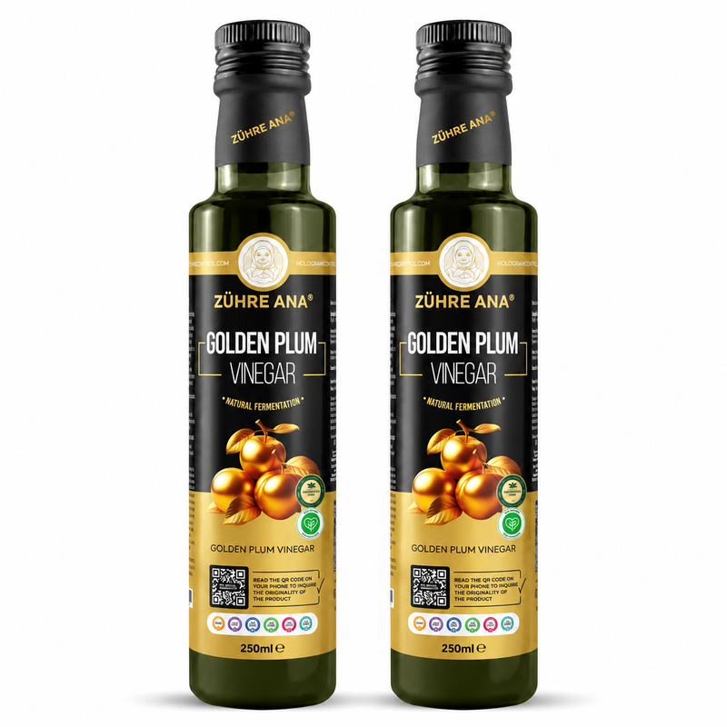 Zühre Ana Oțet de Prune Mirabelle Aurii – 250 ml