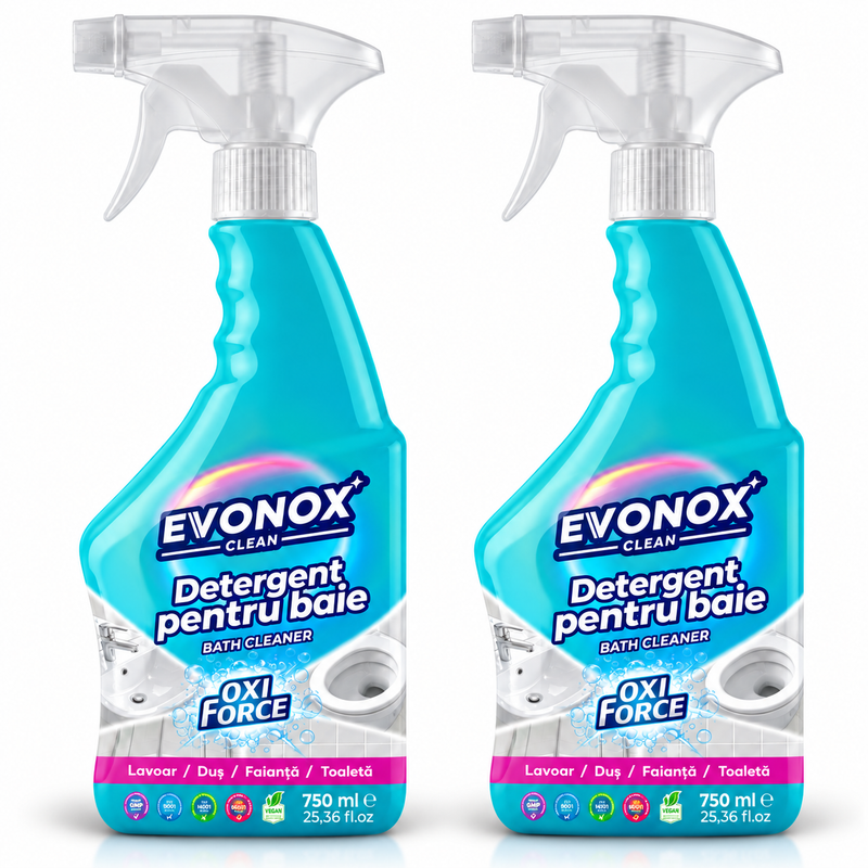 EVONOX OXI FORCE Soluție pentru Curățarea Băii – 750 ml