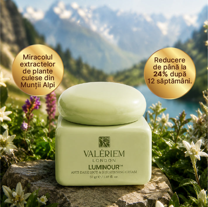 Valeriem London Cremă împotriva petelor pigmentare – Acțiune anti-pete, pentru o piele luminoasă și cu nuanță uniformă – 50 g