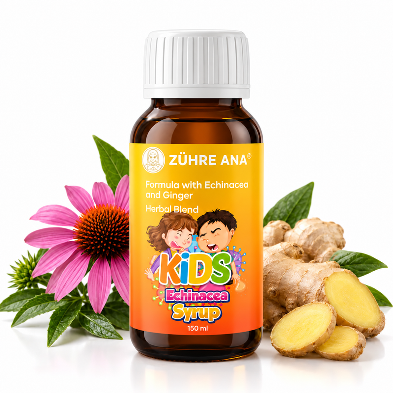 Zühre Ana Sirop de echinacea și ghimbir pentru copii – 150 ml