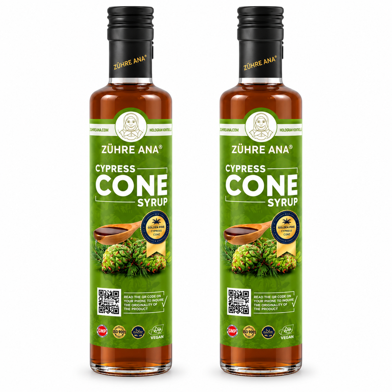 Zühre Ana Sirop de Conuri cu Chiparos și Soc Negru – 500 ml