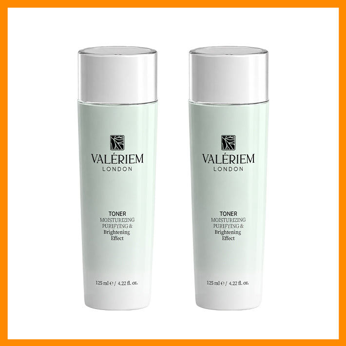 Valeriam London Loțiune tonică facială cu vitamina C și niacinamidă – Iluminatoare și hidratantă – 125 ml
