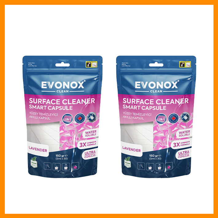 Evonox Clean Capsule Inteligentă pentru Curățarea Suprafețelor cu Parfum de Lavandă – 150 g