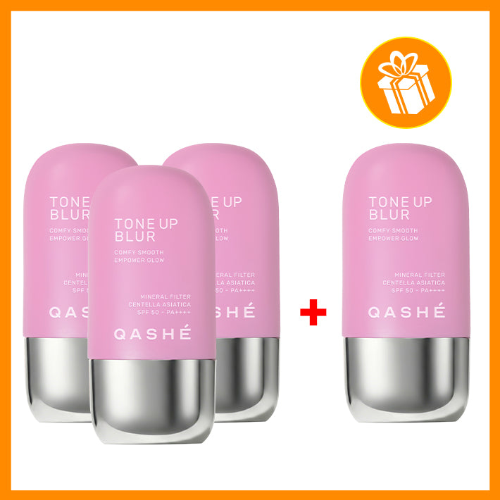 Qashé  Tone Up Blur Light Cremă de Protecție Solară SPF 50+ PA++++ - 50 ml