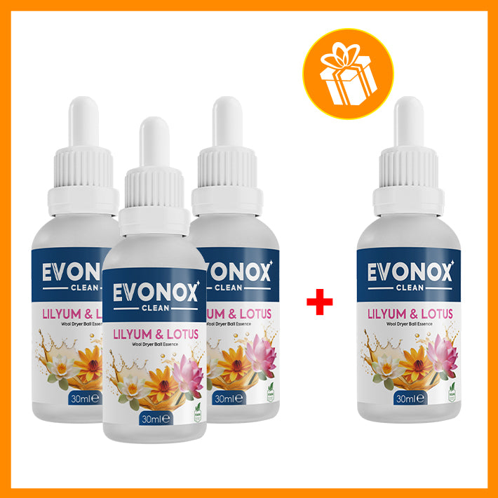 Evonox Clean Esență pentru Bile de Uscare din Lână Lilyum Lotus – 30 ml