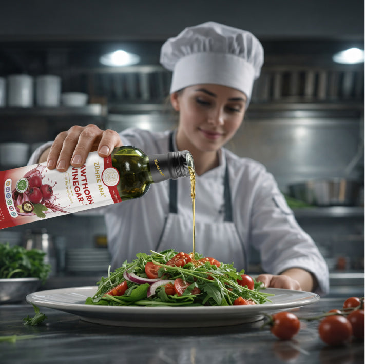 Zuhre Ana Oțet de păducel , 500 ml Fermentatie Naturala — imagine 2