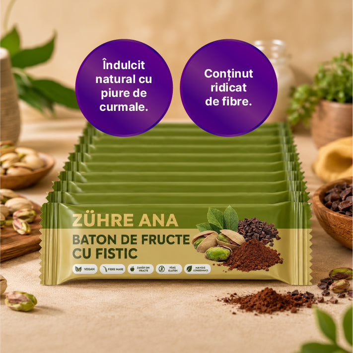 Bară cu Fructe, Fistic și Cacao 35 gr x 12 bucăți — imagine 4