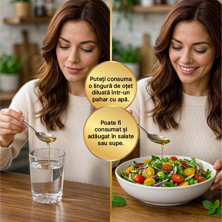 Zuhre Ana Oțet cu Berberină și Nuc Verde – Fermentație Naturală 500 ml — imagine 4
