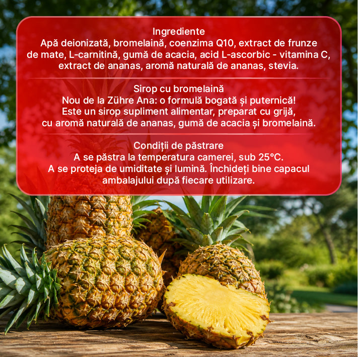 Sirop Cu Bromelaină 250 ml — imagine 5