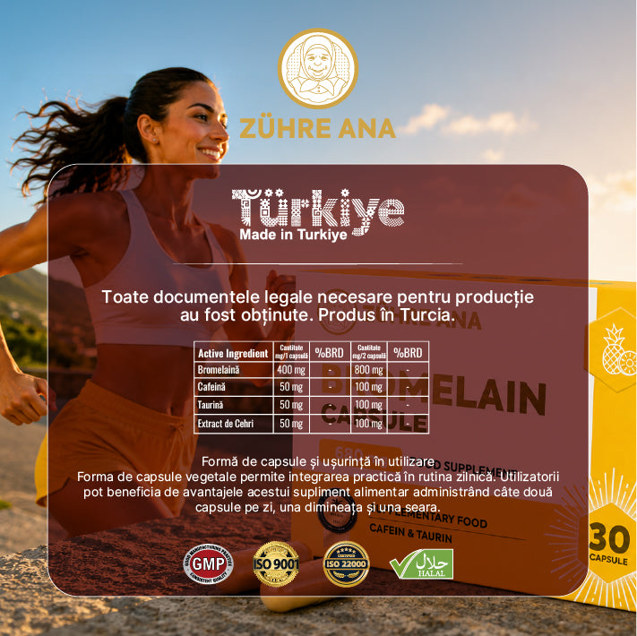 Zuhre Ana Bromelina 30 capsule — imagine 3
