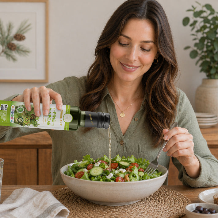 Zuhre Ana Oțet de Pin Natural Fermentat Pine Vinegar 500 ml — imagine 2