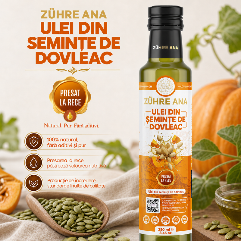 Zühre Ana Ulei din Semințe de Dovleac – 250 ml