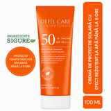 Defel Care Cremă de Corp Protecție Solară SPF 50 – 100 ml