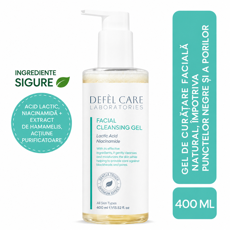 Defel Care Gel de Curățare Facială – 400 ml