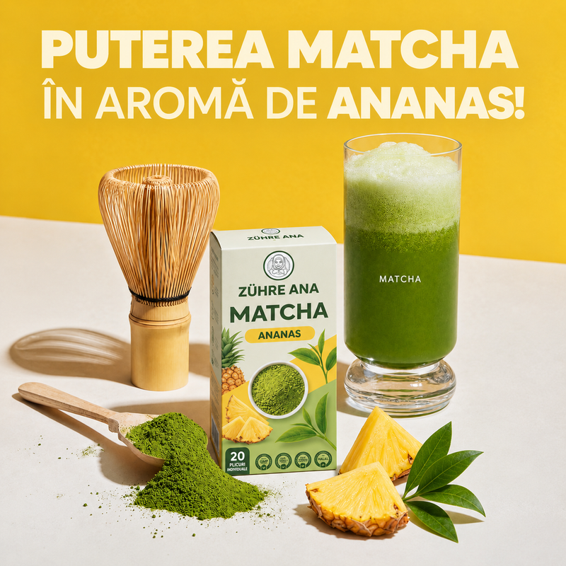 Zühre Ana Ceai Matcha cu aromă de ananas - 20 pliculețe x 8 g