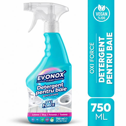 EVONOX OXI FORCE Soluție pentru Curățarea Băii – 750 ml