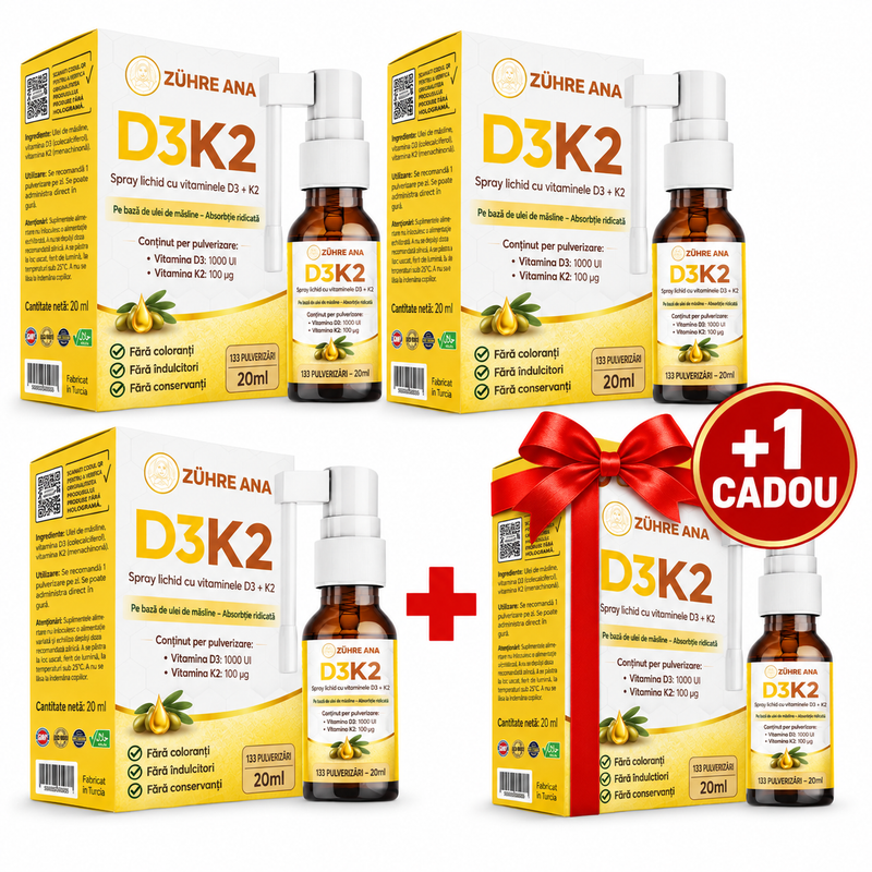 Zühre Ana Vitamina D3&K2 20 ml / 133 pufuri
