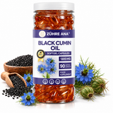 Zühre Ana -Ulei de Chimen Negru Capsule Moi 90 Bucăți – 1300 mg