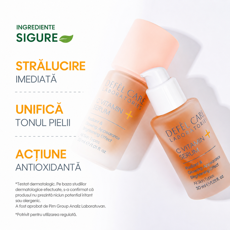 Defel Care Ser cu Vitamina C – 30 ml