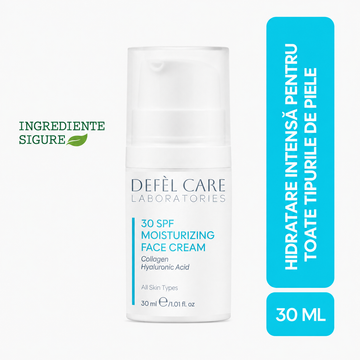 Defel Care Cremă Hidratantă Facială SPF 30 – 30 ml