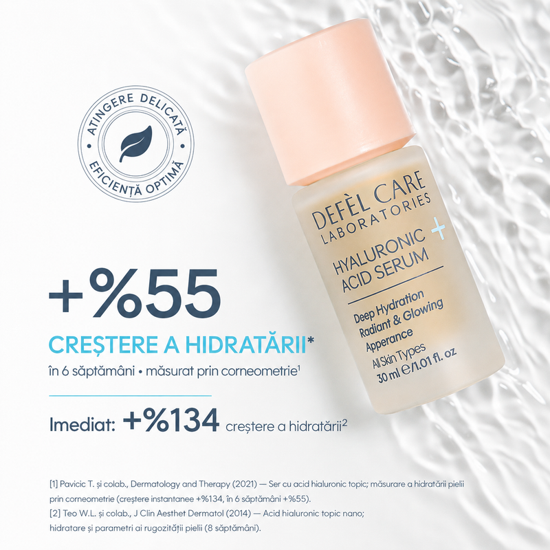 Defel Care Ser cu Acid Hialuronic – 30 ml