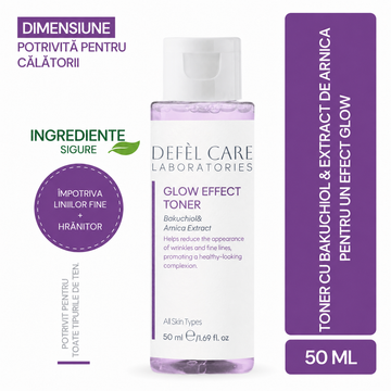 Defel Care Tonic Facial pentru Strălucire – Format de Călătorie – 50 ml