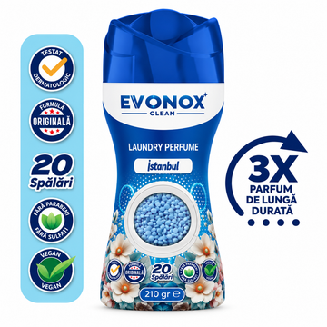 Evonox Clean Parfum și balsam de rufe Granule Istanbul – 210 g