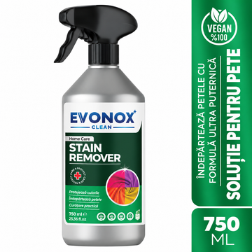Evonox Clean Spray de îndepărtare a petelor Multi-Purpose Ultra Puternic – Vegan – 750 ml