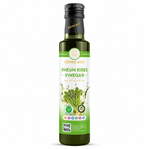 Zühre Ana Oțet din rădăcină de rubarbă Fermentat Natural – 500 ml