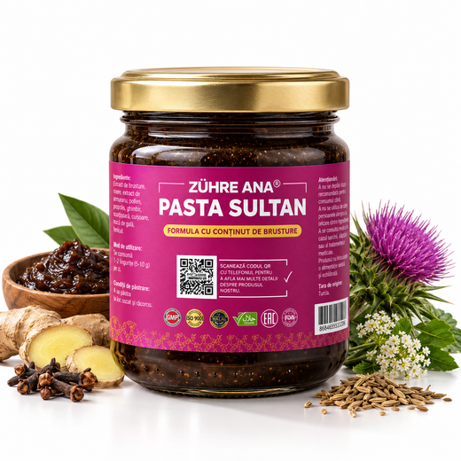 Zühre Ana Pastă Sultan – Pastă Herbală Tradițională pentru Susținere Zilnică - 240 g