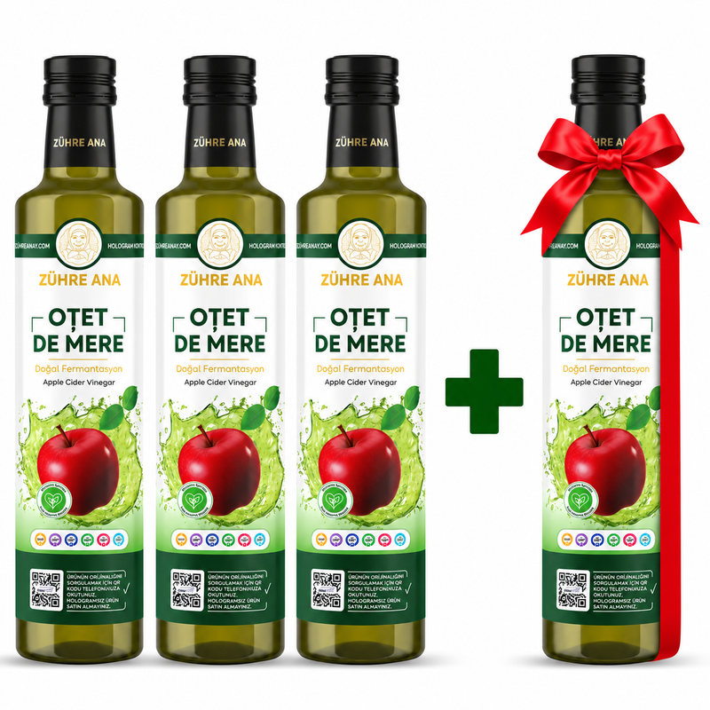 Zühre Ana Oțet De Mere Fermentație Naturală – 500 ml