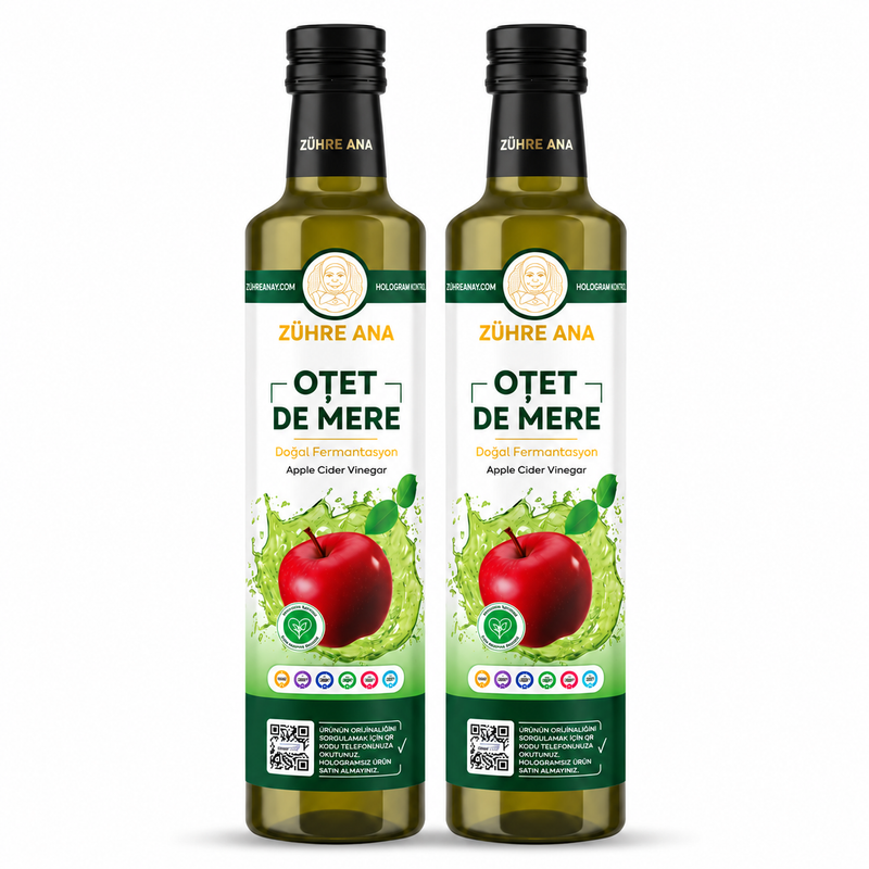 Zühre Ana Oțet De Mere Fermentație Naturală – 500 ml