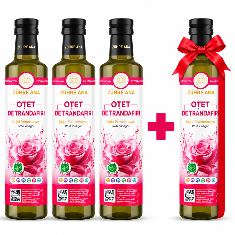 Zühre Ana Oțet de Trandafiri – 500 ml