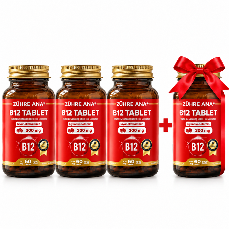 Zühre Ana Tabletele cu Vitamina B12 - 60 Tablete