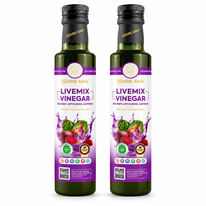Zühre Ana Oțet Livemix Fermentație Naturală – 500 ml