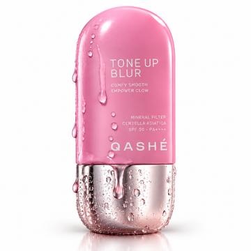 Qashé  Tone Up Blur Light Cremă de Protecție Solară SPF 50+ PA++++ - 50 ml