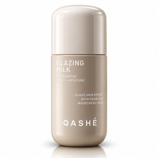 Qashé Glazing milk / Lapte hidratant 2 în 1 cu efect de iluminare – 80 ml