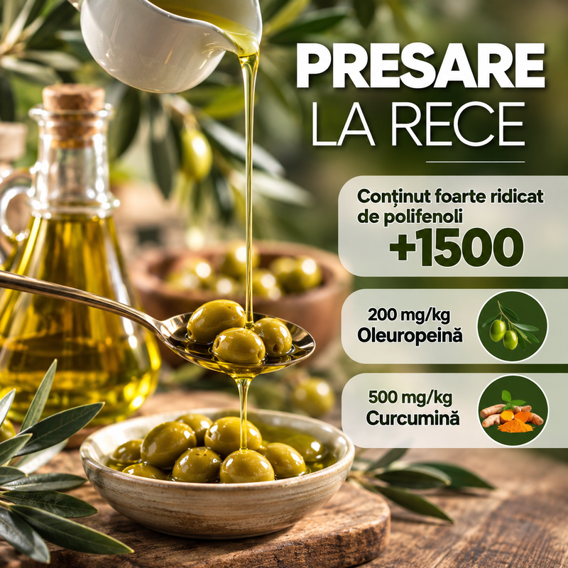 Zühre Ana Oligold Ulei de Măsline Extravirgin cu Conținut Ultra-Ridicat de Polifenoli 1500 – 250 ml