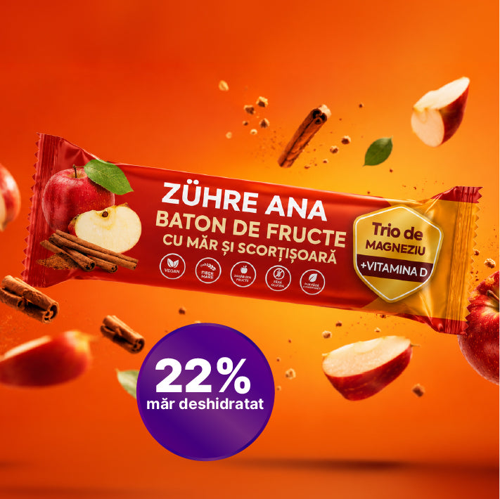 Bară cu Fructe, Măr și Scorțișoară  35 gr x 12 bucăți — imagine 2