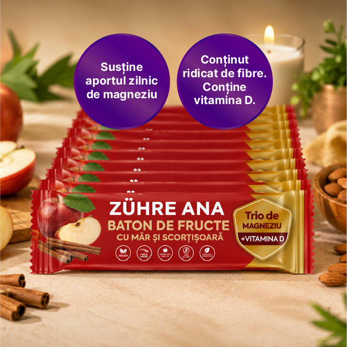 Bară cu Fructe, Măr și Scorțișoară  35 gr x 12 bucăți — imagine 4
