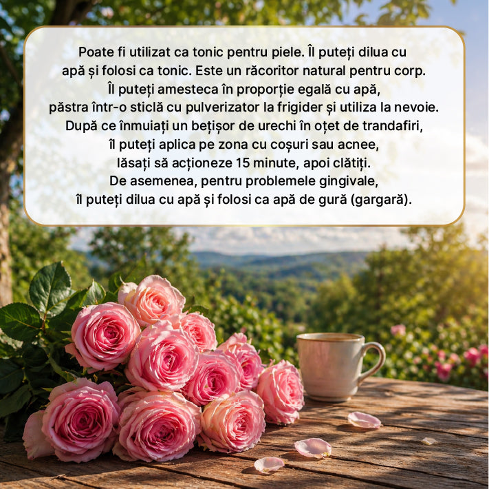 Zuhre Ana Oțet de Trandafiri 500 ml — imagine 3
