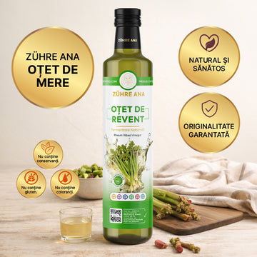 Oțet din Rădăcină de Rubarbă Sălbatică Fermentat 500 ml