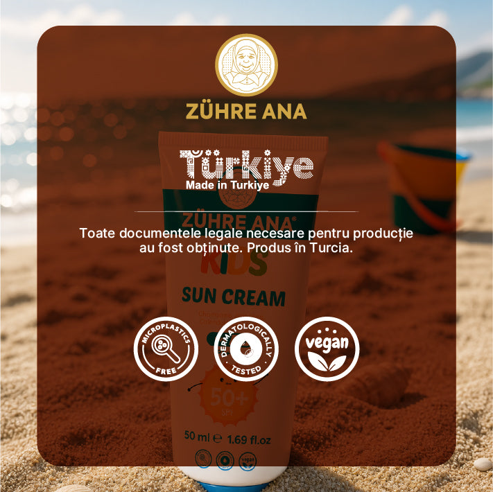 Zühre Ana Cremă Solară pentru Copii SPF 50+ UVA/UVB - 50 ml